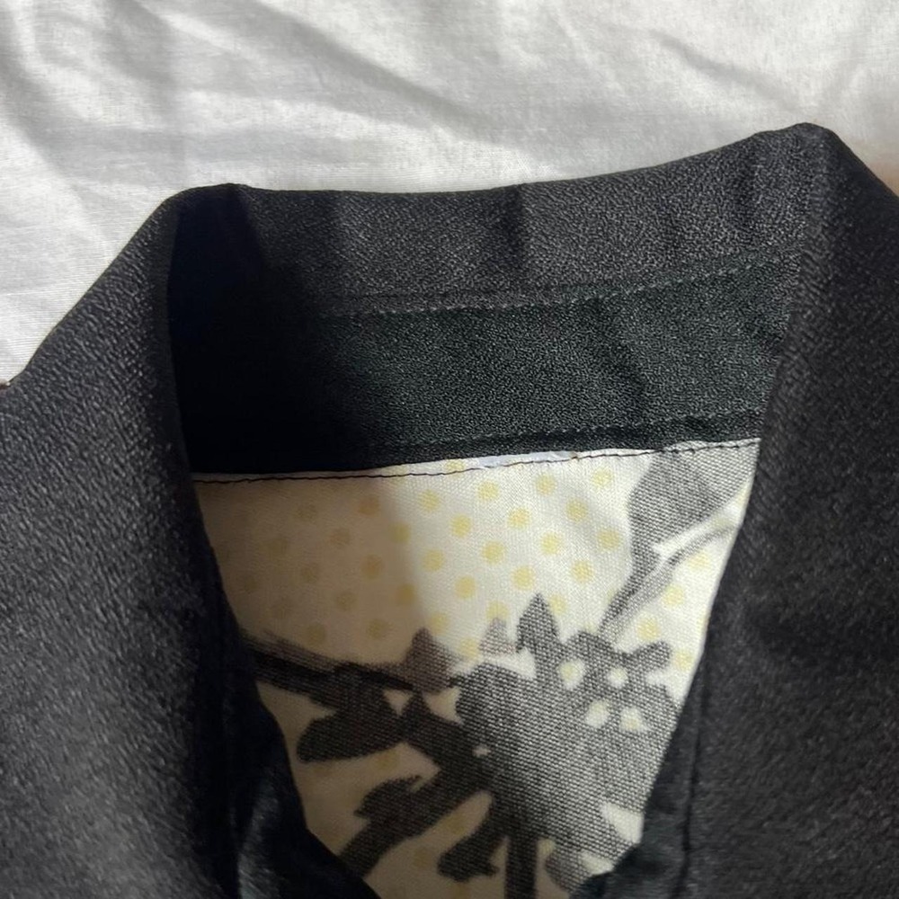 Studded Collar Floral Zip Jacket - Picture 6 of 7